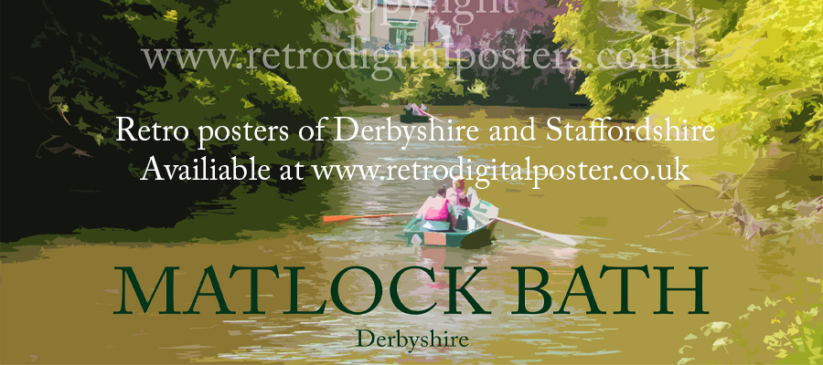 Retro Derbyshire Posters